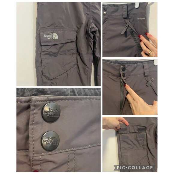 The North Face Boys Snow Ski Pants Size XL/TG Gray HyVent Waterproof Winter - Picture 8 of 12